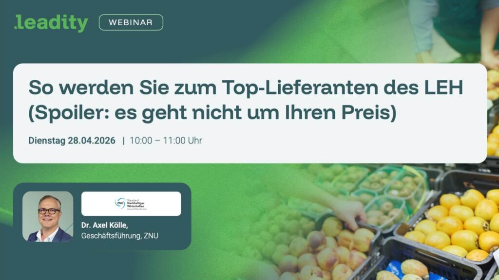 ZNU Top Lieferanten LEH Lebensmitteleinzelhandel SBTi EcoVadis ESG