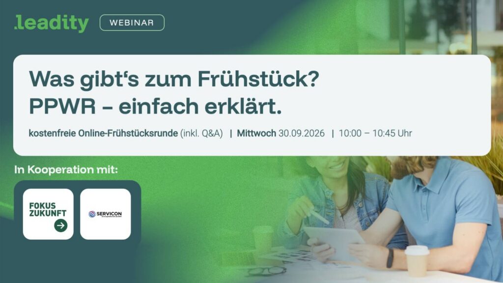 PPWR Frühstücksrunde Webinar Banner