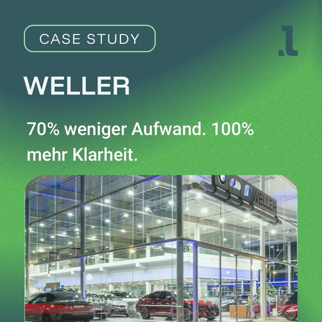Grafik Case Study Auto WELLER - Autohaus