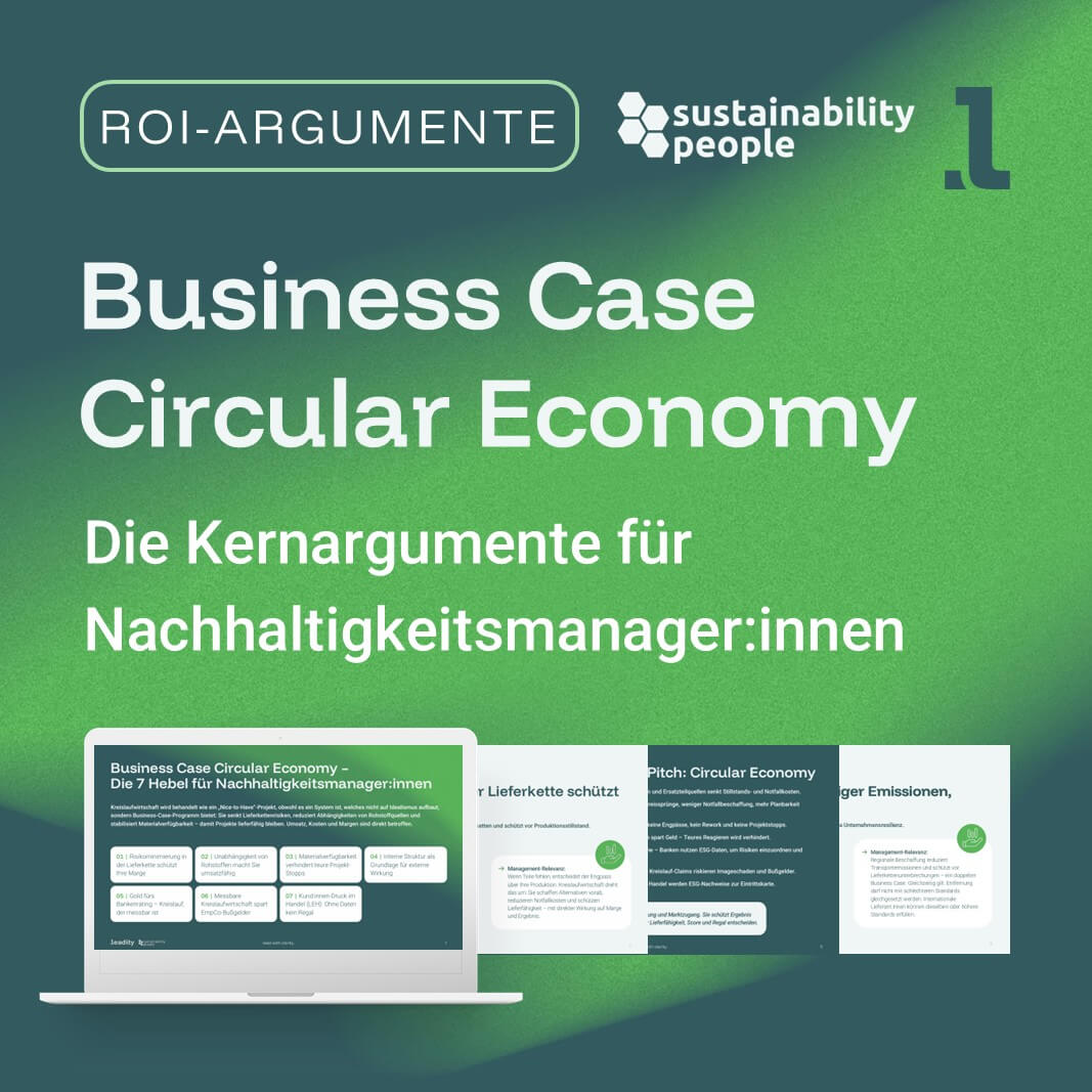 Laptop mit den ROI Argumenten