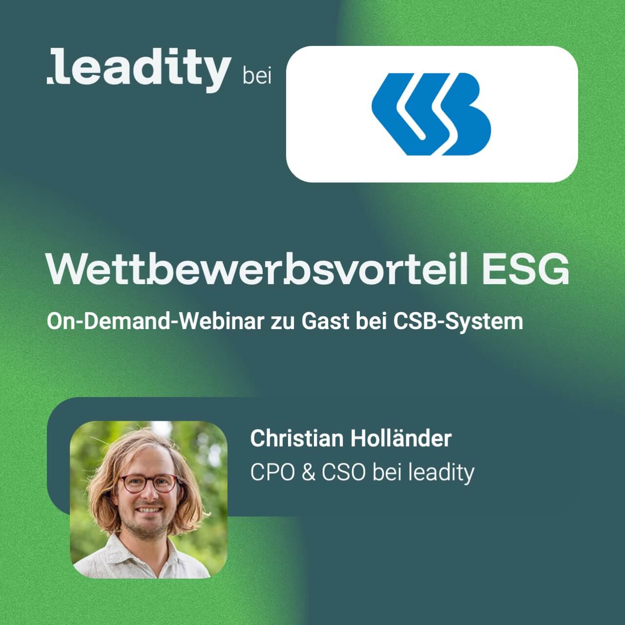 Grafik Webinar Gast bei CSB-System