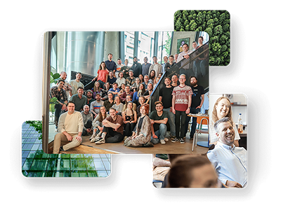 Navigation Keyvisual Unternehmen, leadity Gruppenfoto