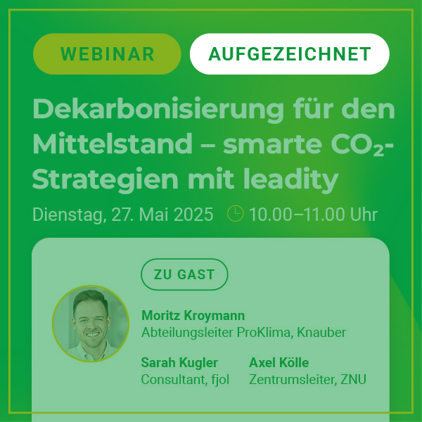 Webinar Teaser Dekarbonisierung - Aufgezeichnet