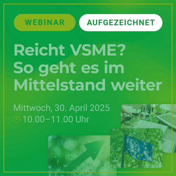Webinar Teaser VSME - Aufgezeichnet